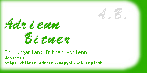 adrienn bitner business card